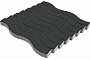 Плитка тротуарная SteinRus Аксио В.27.Ф.8 гладкая, черный, 280*100*80 мм