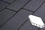 Плитка тротуарная Готика Profi, Зарядье без фаски, суперчерный, частичный прокрас, с/ц, 600*400*100 мм