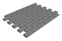 Плитка тротуарная SteinRus Прямоугольник А.6.П.4, гладкая, серый, 200*100*40 мм