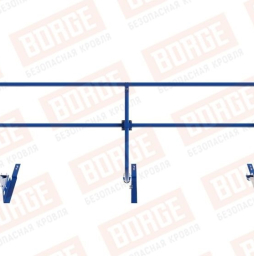 Кровельное ограждение Borge для черепичной кровли оцинкованное RAL 5005, 300*90 см