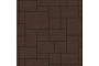 Плитка тротуарная SteinRus Инсбрук Альпен А.7.Псм.4, Native, коричневый, толщина 40 мм
