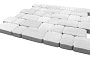 Плитка тротуарная SteinRus Инсбрук Альт А.1.Фсм.4, Old-age, белый, толщина 40 мм