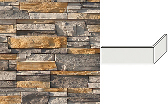 Облицовочный камень White Hills Фьорд Лэнд угловой элемент цвет 200-85