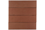 Кирпич облицовочный ЛСР коричневый гладкий, утолщенные стенки, М175, 250*120*65 мм