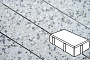 Плитка тротуарная Готика Granite FINERRO, брусчатка, Грис Парга 200*100*80 мм