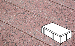 Плитка тротуарная Готика, Granite FINO, Брусчатка В.2.П.10/Г.2.П.10, Ладожский, 200*100*100 мм