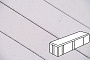Плитка тротуарная Готика Profi, Брусок, кристалл, частичный прокрас, б/ц, 180*60*80 мм