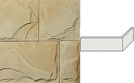 Искусственный облицовочный камень Балтфасад Горный пласт угловой элемент 010