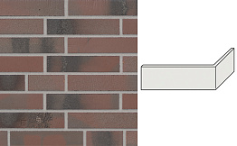 Клинкерная плитка угловая Stroeher Brickwerk, 655 violettrot, 240*115*71*12 мм