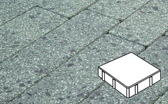 Плитка тротуарная Готика, Granite FINERRO, Квадрат, Порфир, 200*200*60 мм