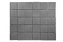 Плитка тротуарная BRAER Лувр серый, 400*400*60 мм
