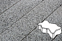 Плитка тротуарная Готика, City Granite FINO, Зигзаг/Волна, Белла Уайт, 225*112,5*60 мм