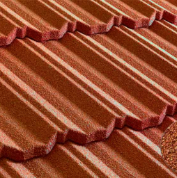 Композитная черепица рядовая Metrotile Classic Terracotta