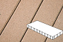 Плитка тротуарная Готика Profi, Плита, палевый, частичный прокрас, б/ц, 1000*500*80 мм