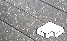 Плитка тротуарная Готика, City Granite FINO, Калипсо, Ильменит, 200*200*60 мм