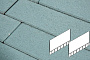 Плитка тротуарная Готика Profi, Плита AI, синий, частичный прокрас, б/ц, 700*500*80 мм