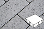 Плита тротуарная Готика Granite FERRO, Белла Уайт 300*300*80 мм