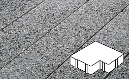 Плитка тротуарная Готика, City Granite FINO, Калипсо, Белла Уайт, 200*200*60 мм