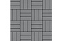 Плитка тротуарная SteinRus Паркет Б.2.П.6, гладкая, серый, 210*70*60 мм