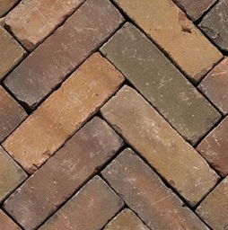 Клинкерная брусчатка Penter Varia wasserstrich tumbled, 200*65*65 мм