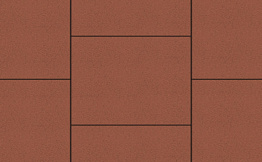 Плитка тротуарная Квадрум Б.5.К.6 гранит красный 500*500*60 мм