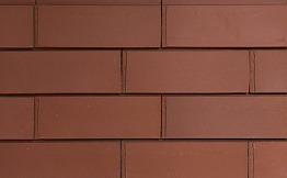 Клинкерная плитка для навесных вентилируемых фасадов Uniceramix UX T1 UX-33 red, 260*100*25 мм