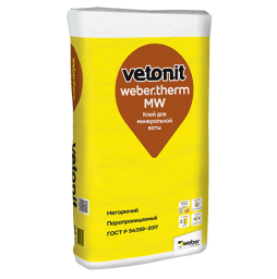 Армировочно-клеевая смесь для теплоизоляции weber.therm MW, 25 кг