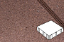 Плитка тротуарная Готика Profi, Квадрат, оранжевый, полный прокрас, с/ц, 300*300*40 мм