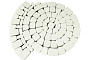 Плитка тротуарная SteinRus Классико, гладкая, белый, толщина 60 мм