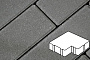 Плитка тротуарная Готика Profi, Калипсо, серый, полный прокрас, с/ц, 200*200*60 мм