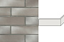 Клинкерная плитка угловая Terramatic Plato Grey АС, 185*71*60*14 мм