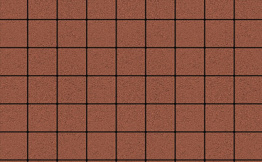 Плитка тротуарная Квадрат (ЛА-Линия) Б.3.К.6 гладкий красный 100*100*60 мм