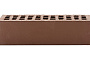 Кирпич облицовочный ЛСР темно-коричневый гладкий, утолщенные стенки, М175, 250*120*65 мм