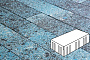Плитка тротуарная Готика, Granite FINO, Скада без фаски, Азул Бахия, 225*150*100 мм