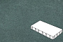 Плитка тротуарная Готика Profi, Плита, зеленый, частичный прокрас, с/ц, 600*300*80 мм