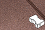 Плитка тротуарная Готика Profi, Катушка, оранжевый, частичный прокрас, с/ц, 200*165*60 мм