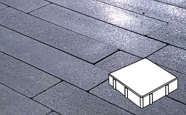 Плитка тротуарная Готика, City Granite FINO, квадрат, Амфиболит, 150*150*100 мм