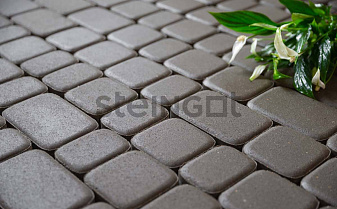 Плитка тротуарная Steingot Моноцвет, Классика, серый, толщина 60 мм
