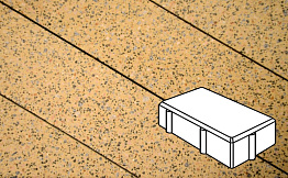 Плитка тротуарная Готика, City Granite FINO, Брусчатка В.2.П.10/Г.2.П.10, Жельтау, 200*100*100 мм