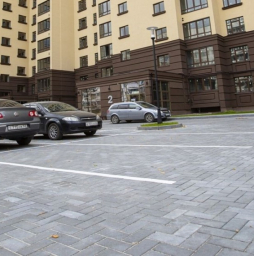 Плитка тротуарная Паркет Б.4.П.6 гранит белый 180*60*60 мм