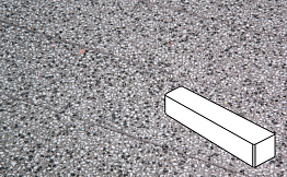 Плитка тротуарная Готика, Granite FINERRO, Ригель, Белла Уайт, 360*80*80 мм