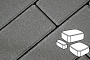 Плитка тротуарная Готика Profi, Классика, серый, полный прокрас, с/ц, толщина 60 мм, комплект 3 шт