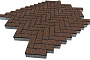 Плитка тротуарная SteinRus Паркет Б.2.П.6, Native, коричневый, 210*70*60 мм