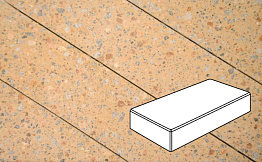 Плитка тротуарная Готика Granite FINO, картано, Павловское 300*150*80 мм