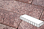 Плитка тротуарная Готика, City Granite FINO, Плита, Сансет, 500*125*100 мм