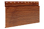 Скандинавский брус Модерн узкий Aquasystem Американский орех фактурный, 3 м