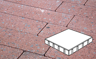 Плитка тротуарная Готика, City Granite FINO, Квадрат, Травертин, 400*400*100 мм