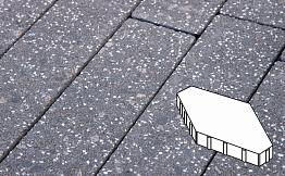Плитка тротуарная Готика, City Granite FINERRO, Зарядье, Ильменит, 600*400*100 мм