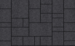 Плитка тротуарная Мюнхен Б.2.Ф.6см Стоунмикс черный