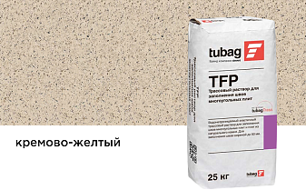 Трассовый раствор для заполнения швов многоугольных плит tubag TFP кремово-желтый, 25 кг